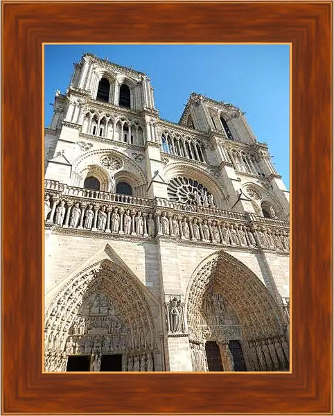 Картина в раме - Нотр-дам