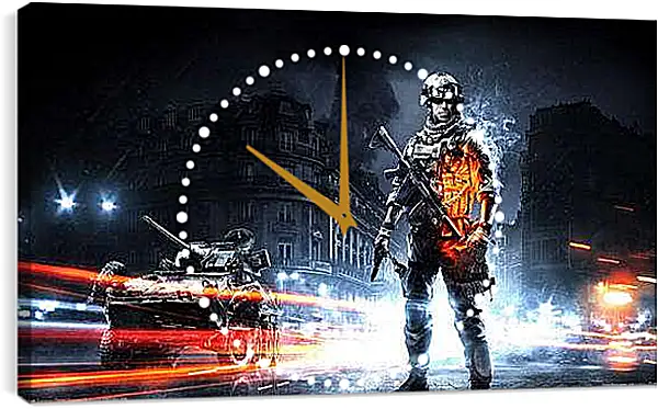 Часы картина - Battlefield 3