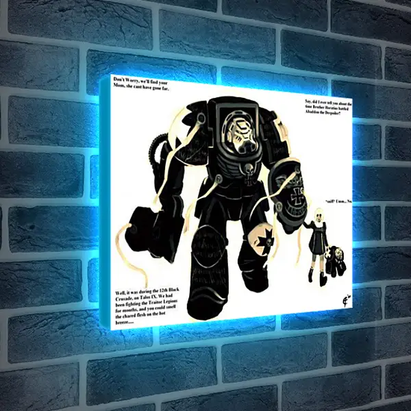 Лайтбокс световая панель - Warhammer