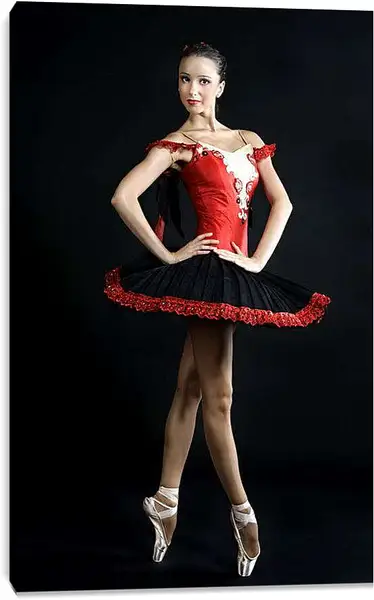 Постер на подрамнике - Молодая балерина