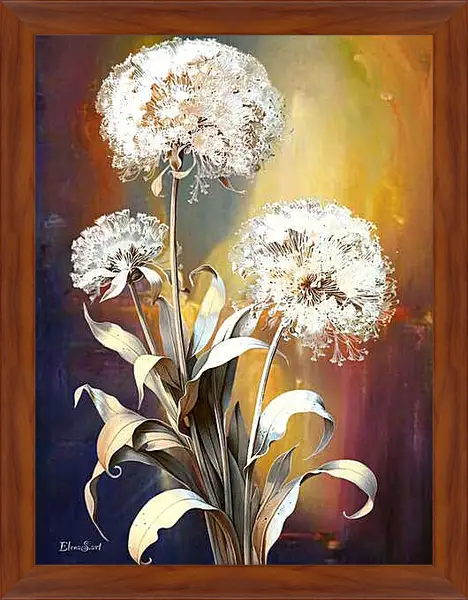 Картина в раме - Flowers 67