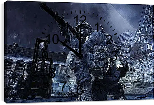 Часы картина - Call Of Duty