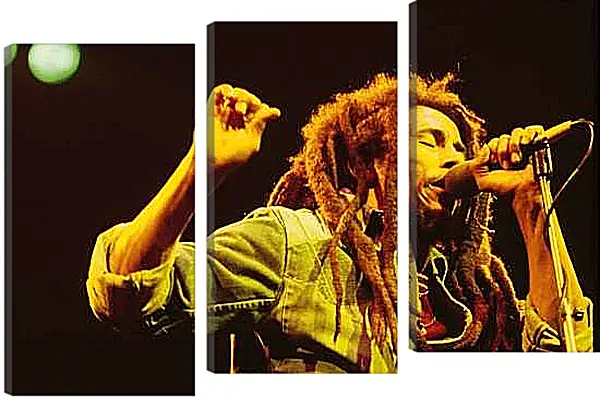 Модульная картина - Боб Марли. Bob Marley