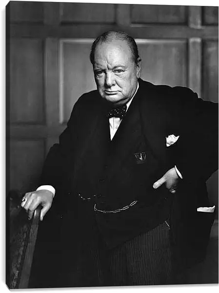 Постер на подрамнике - Уинстон Черчилль