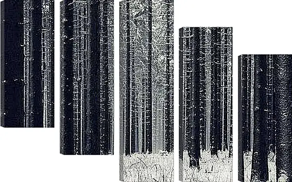 Модульная картина - Зима