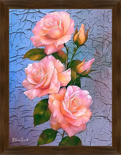 Картина в раме - Flowers 88