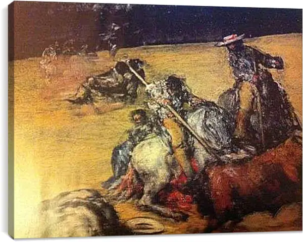 Постер на подрамнике - коррида. Франсиско Гойя