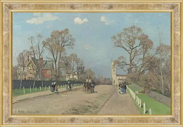 Картина в раме - The Avenue, Sydenham. Камиль Писсарро