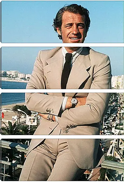 Модульная картина - Жан-Поль Бельмондо. Jean-Paul Belmondo