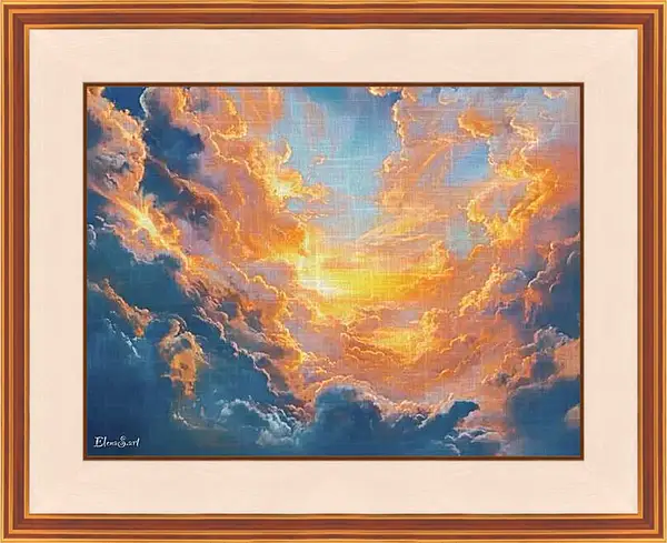 Картина в раме - Clouds 4