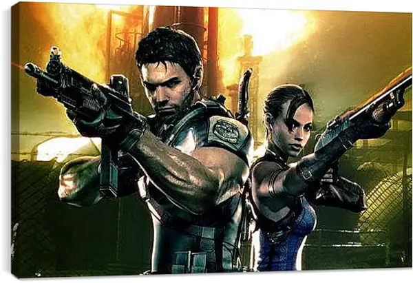 Постер на подрамнике - Resident Evil