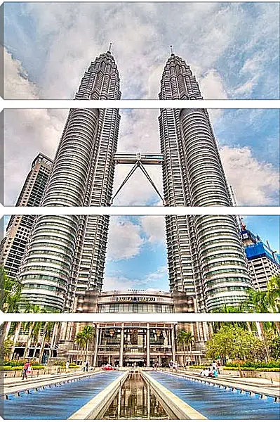 Модульная картина - Башни Петронас 1. Малайзия