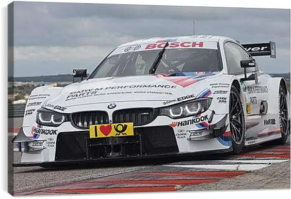 Постер на подрамнике - BMW 4 DTM (БМВ 4 ДТМ)