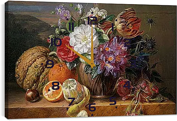 Часы картина - Натюрморт
