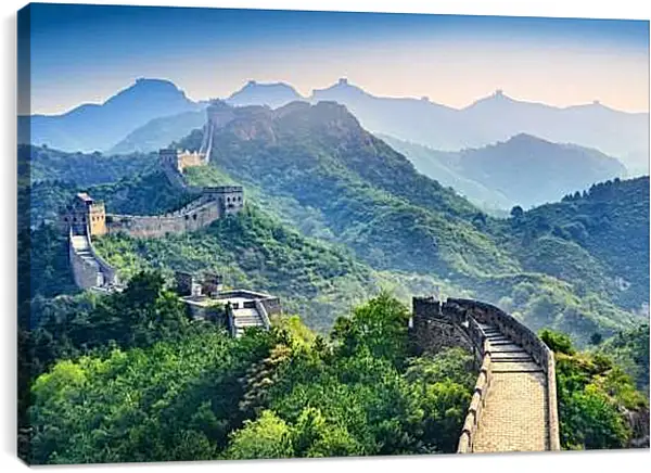 Постер на подрамнике - Великая Китайская стена 1