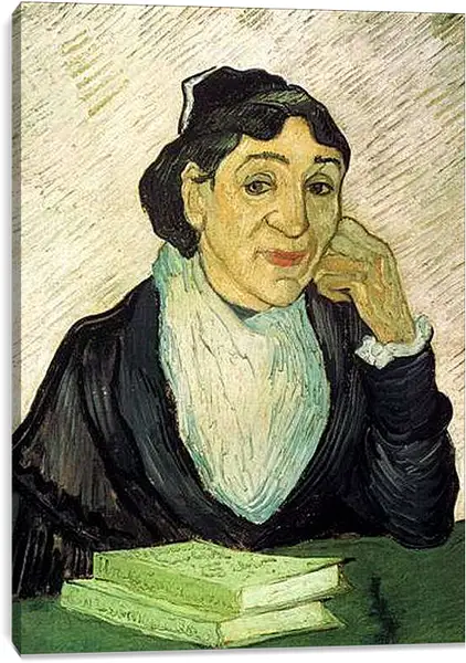 Постер на подрамнике - L Arlesienne Madame Ginoux. Винсент Ван Гог