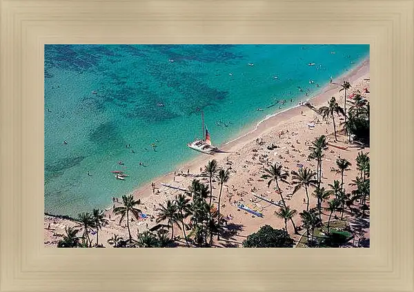 Картина в раме - Лето