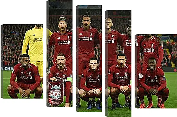 Модульная картина - Фото перед матчем ФК Ливерпуль. FC Liverpool
