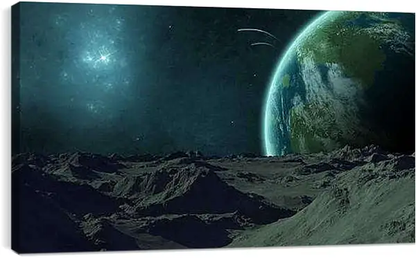 Постер на подрамнике - Космос