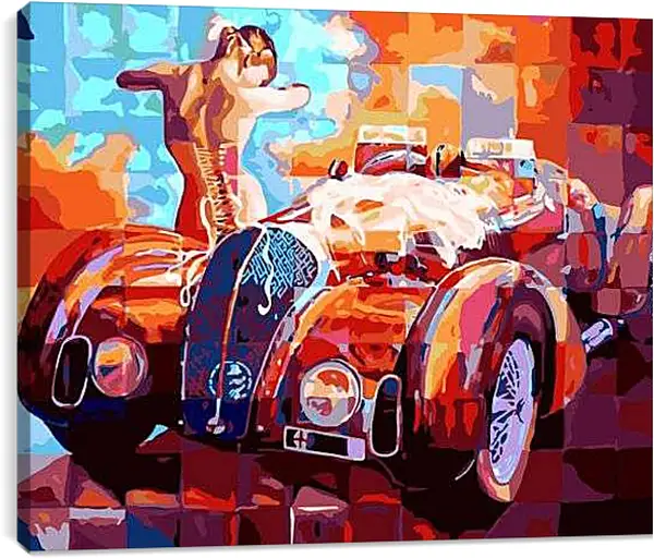 Постер на подрамнике - Родстер