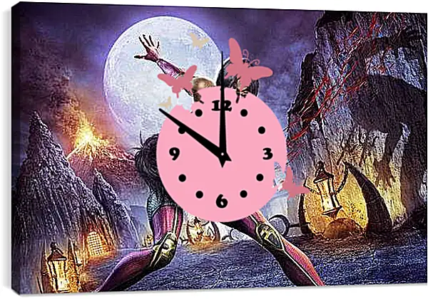 Часы картина - Mortal Kombat