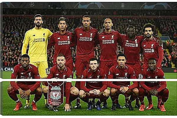 Модульная картина - Фото перед матчем ФК Ливерпуль. FC Liverpool