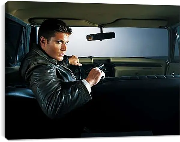 Постер на подрамнике - Дженсен Эклс. Jensen Ackles