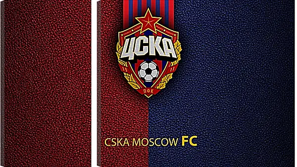 Модульная картина - Эмблема ФК ЦСКА Москва