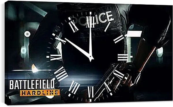 Часы картина - Battlefield: Hardline