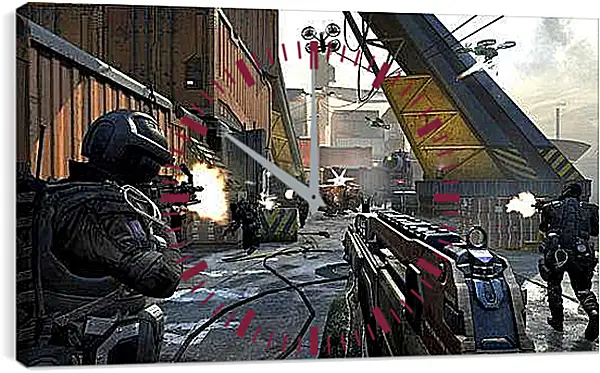 Часы картина - Call Of Duty: Black Ops II