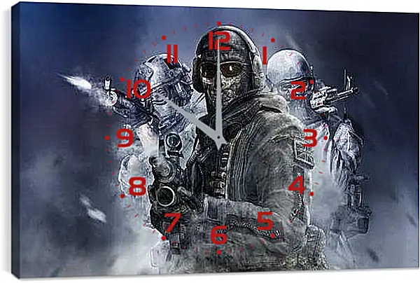 Часы картина - Call Of Duty
