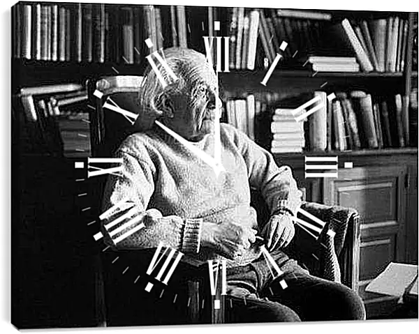 Часы картина - Albert Einstein - Альберт Эйнштейн
