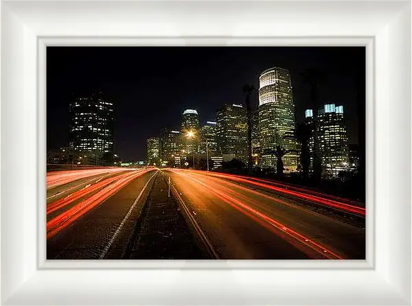 Картина в раме - Городская трасса