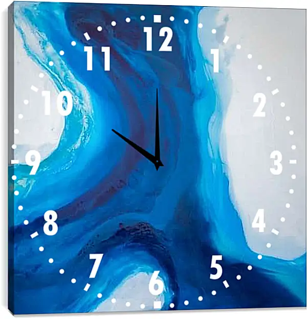 Часы картина - Abstraction ocean2. Mari Dein
