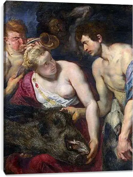 Постер на подрамнике - Аталанта и Мелеагра. Питер Пауль Рубенс