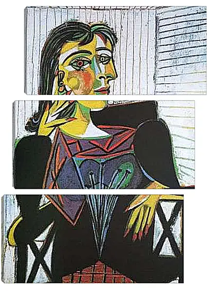 Модульная картина - Portrait of Dora Maar. Пабло Пикассо
