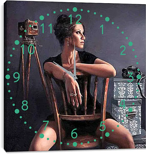 Часы картина - Фотограф