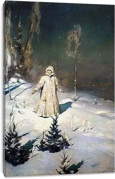 Постер на подрамнике - Снегурочка. Виктор Васнецов