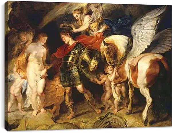 Постер на подрамнике - Персей и Андромеда. Санти Рафаэль