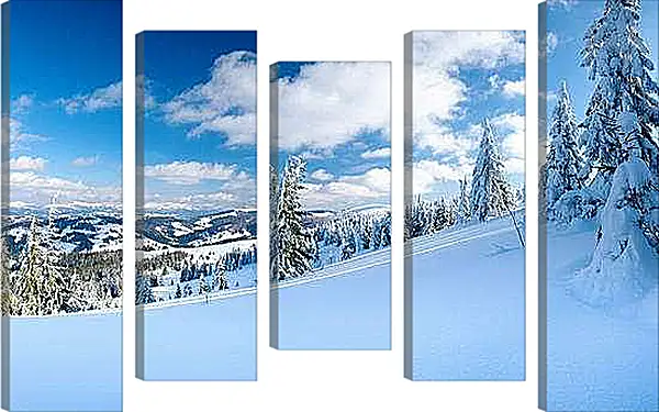 Модульная картина - Зима