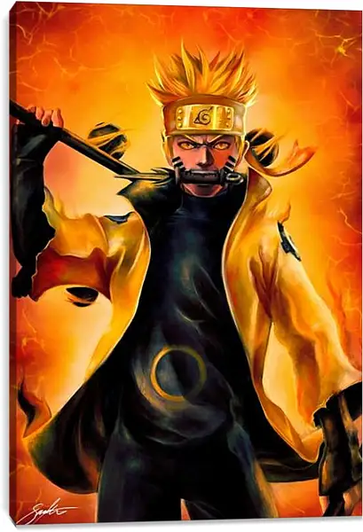 Постер на подрамнике - Узумаки Наруто