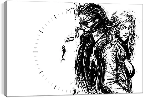Часы картина - Metal Gear