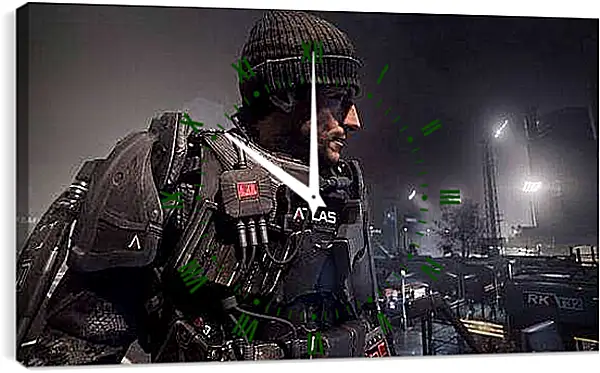 Часы картина - Call Of Duty: Advanced Warfare