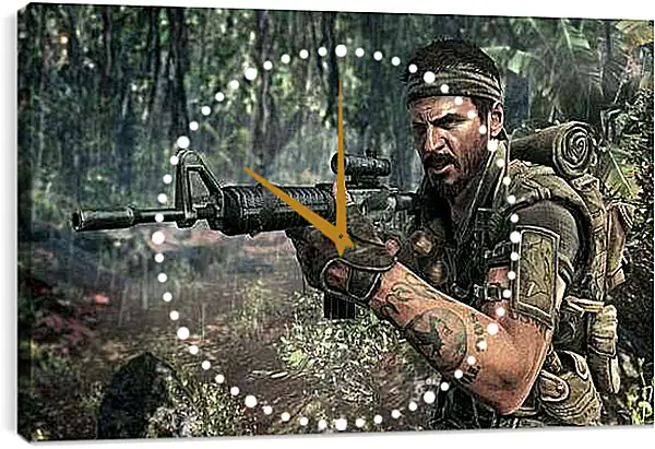 Часы картина - Call Of Duty