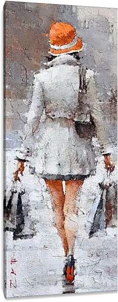 Постер на подрамнике - Шопинг