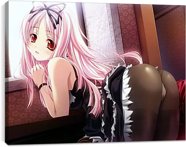 Постер на подрамнике - В колготках