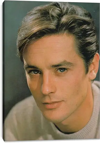 Постер на подрамнике - Ален Делон. Alain Delon