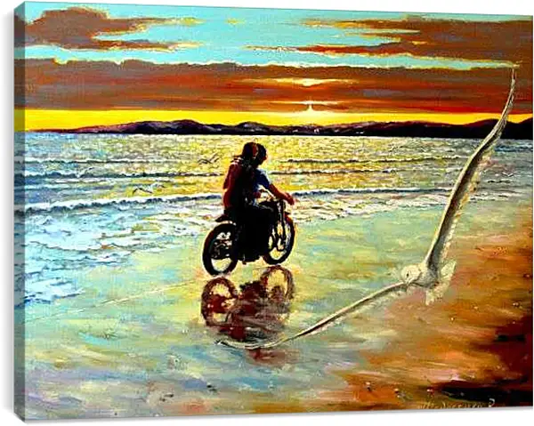 Постер на подрамнике - Чайка