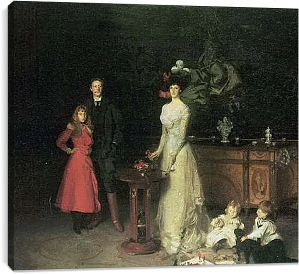 Постер на подрамнике - Famili Esitwell. Джон Сингер Сарджент