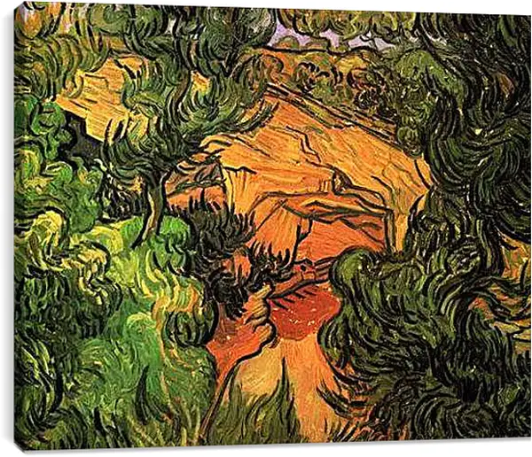 Постер на подрамнике - Entrance to a Quarry. Винсент Ван Гог